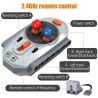 Military electric tank - remote control - building blocks - RC toy - 759 piecesRC Toys