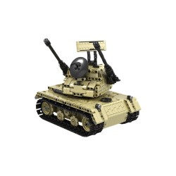 Military electric tank - remote control - building blocks - RC toy - 759 piecesRC Toys