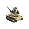 Military electric tank - remote control - building blocks - RC toy - 759 piecesRC Toys