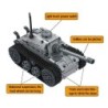 Tanque elétrico militar - blocos de construção - interruptor de toque - brinquedo educacional - 378 peças