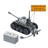 Tanque elétrico militar - blocos de construção - interruptor de toque - brinquedo educacional - 378 peças