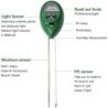 Soil PH tester - light / moisture / acidity testerGarden