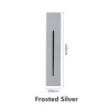 Lâmpada de parede LED de encastrar - com sensor de movimento - IP65 exterior - 3W