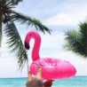 Flamingo inflável - porta-bebidas de piscina - brinquedo flutuante - 10 peças