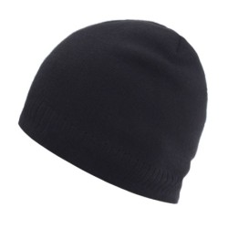 Warm knitted hat - with thick fur inside - unisexHats & Caps