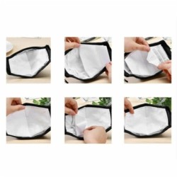 Filtros de máscara facial - carvão ativado - PM25 - 5 camadas - anti-poeira - antibacteriano