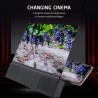 12 polegadas - Amplificador de tela - lupa de vidro 3D com alto-falante Bluetooth - para smartphone