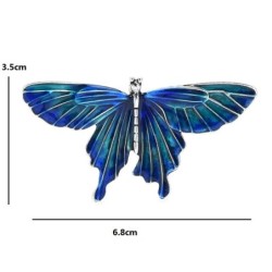 broche de borboleta de esmalte