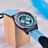 PAGANI DESIGN - mechanical / automatic watch - rainbow bezel - waterproof - leather / nylon strapWatches