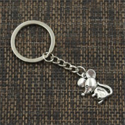 Ratinho fofo - bronze/prata - chaveiro
