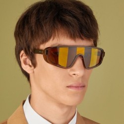 Viseira de proteção de peça única - armação de grandes dimensões - óculos de sol - google esportivo - à prova de vento - UV400