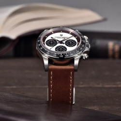 Pagani Design - automatic quartz watch - sapphire glass - chronograph - leather - stainless steelWatches