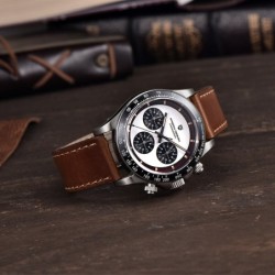 Pagani Design - automatic quartz watch - sapphire glass - chronograph - leather - stainless steelWatches