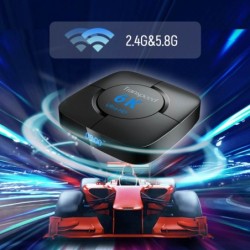 Android 10 - TV Box - Blacklight 6K - Wifi - Assistente de voz 4GB RAM 32G 64G