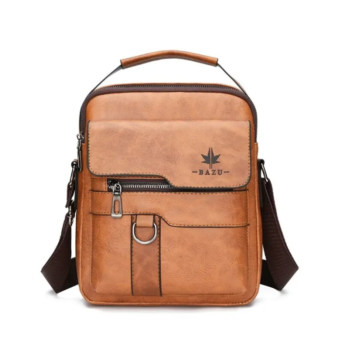 Leather shoulder bag - with zipper - wallet - waterproofBags