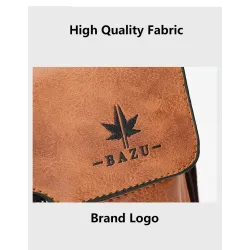 Leather shoulder bag - with zipper - wallet - waterproofBags