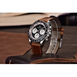 Pagani Design - automatic quartz watch - sapphire glass - chronograph - leather - stainless steelWatches