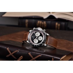 Pagani Design - automatic quartz watch - sapphire glass - chronograph - leather - stainless steelWatches
