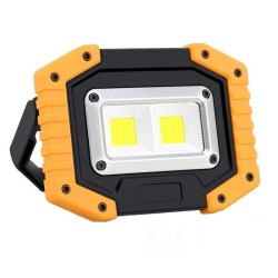 Projector LED COB portátil - rotativo - 30 W