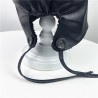 Chapéu estilo balde - chapéu de couro de inverno quente - estilo coreano