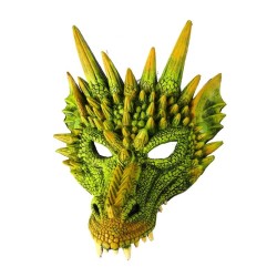 Máscara de Halloween - rosto de dragão 3D