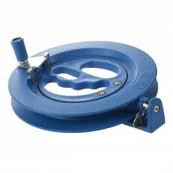Carretel de pipa de 16 cm - cabo de plástico azul - enrolador
