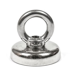 Strong neodymium magnet - deep sea recovery - with ring eyeboltMagnets