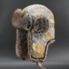 Military warm winter hat - with ears protection - wool / thick fur - Russian ushankaHats & Caps