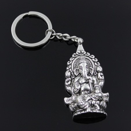 Chaveiro elefante vintage Ganesha Buddha