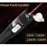 Localizador visual de falhas - testador de cabos de fibra/óptica - laser vermelho - SC/FC/ST
