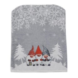 Capa de cadeira de chapéu de Papai Noel - decoração de Natal