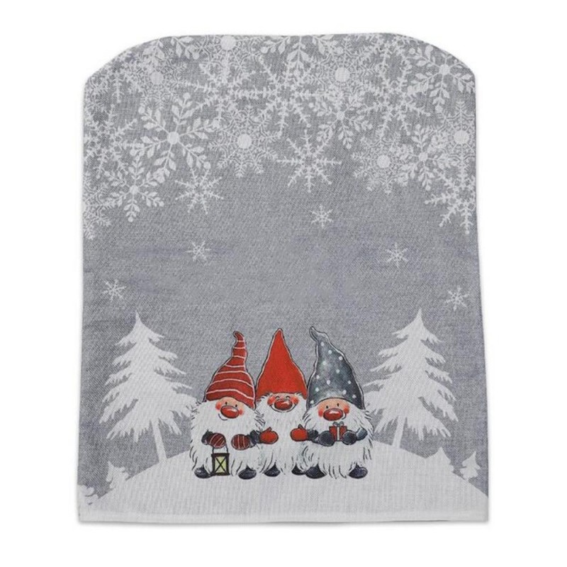 Capa de cadeira de chapéu de Papai Noel - decoração de Natal