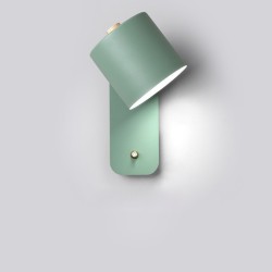 LED wall lamp - modern Nordic style - rotatable head - with switchWall lights