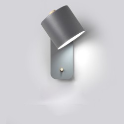 LED wall lamp - modern Nordic style - rotatable head - with switchWall lights