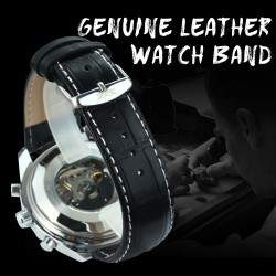 JARAGAR - automatic mechanical watch - 3 sub-dial - stainless steelWatches