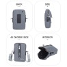 Multifunctional shoulder bag - waist belt bag - headphone holeBags
