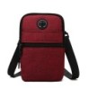 Bolsa de ombro de lona pequena - zíperes - orifício para fone de ouvido