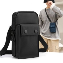 Bolsa de ombro pequena multifuncional - bolsa de cintura - impermeável