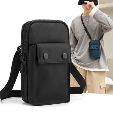 Bolsa de ombro pequena multifuncional - bolsa de cintura - impermeável