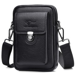 Bolsa de ombro pequena vintage - couro