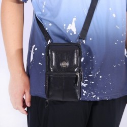Bolsa de ombro multifuncional - bolsa de cintura de couro