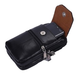 Bolsa de ombro multifuncional - bolsa de cintura de couro