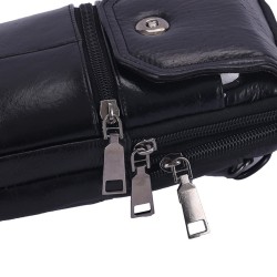 Bolsa de ombro multifuncional - bolsa de cintura de couro