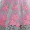 Elegant girls dress - flower chiffon - zipper - bowClothes