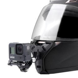 Suporte para capacete de motocicleta - suporte - suporte para câmera esportiva GoPro Hero