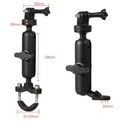 Suporte para câmeras esportivas GoPro Hero - suporte - para guidão / espelho de motocicleta