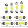 Lâmpada LED COB para carro - C10W C5W - Festoon 31mm 36mm 39mm 41mm - branca
