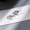Silver round earrings - with dangle circlesEarrings