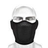 Máscara facial de ciclismo de inverno - quente - térmica - à prova de vento - lã respirável