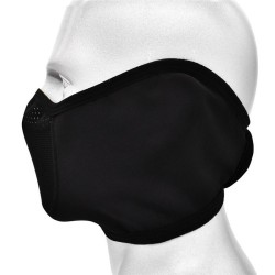 Máscara facial de ciclismo de inverno - quente - térmica - à prova de vento - lã respirável